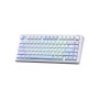 Клавіатура Aula F75 Gasket Greywood V3 switch Hot-Swap PBT Wireless/Bluetooth/USB Blue (6948391208633)