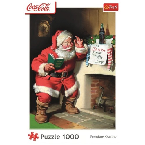 Пазл Trefl Lic Coca-Cola Санта біля каміна (5900511109221)