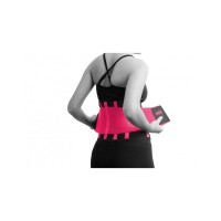 Пояс компресійний MadMax MFA-277 Slimming belt Black/neon pink L (MFA-277-PNK_L)