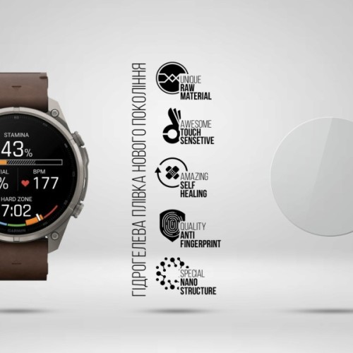 Плівка захисна Armorstandart hydrogel Garmin Fenix 9 Pro 47mm AMOLED 6 pcs (ARM94312)