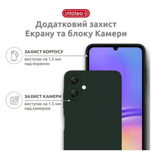 Чохол до мобільного телефона Intaleo SoftShell Samsung Galaxy A07 Dark Green (1283126631252)