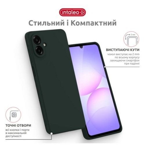 Чохол до мобільного телефона Intaleo SoftShell Samsung Galaxy A07 Dark Green (1283126631252)