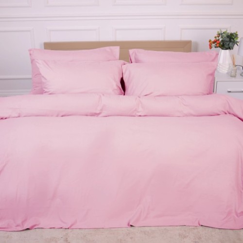 Постільна білизна MirSon 008 Pink Фланель 2x143x210 Сімейний (2200009651182)