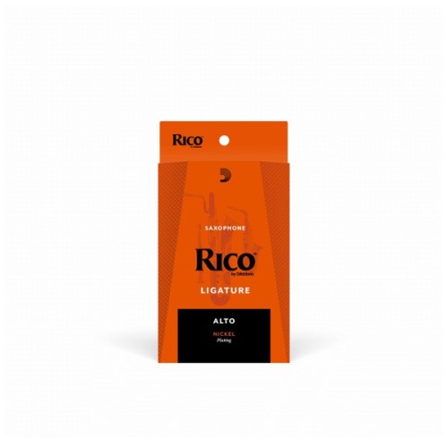 Лігатура для саксофонів D'Addario Rico Ligature For Alto Saxophone NIckel-Plated (RAS1LN)