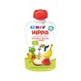 Дитяче пюре HiPP HiPPiS Pouch Яблуко-полуниця-банан, 100 г (9062300133759)