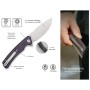 Ніж Civivi Merit, Violet Micarta, Satin (C24012-3)