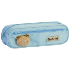 Пенал Cool For School 2 відділення з аплікацією Блакитний (CF6885-lt.blue)