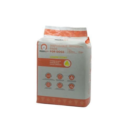 Пелюшки для собак MISOKO&CO з ароматом лимона 45х60 см 50 шт (SHAMSK63061_50)