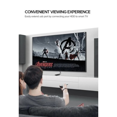 Дата кабель USB 3.0 AM/AF 1.0m US129 black Ugreen (10368)