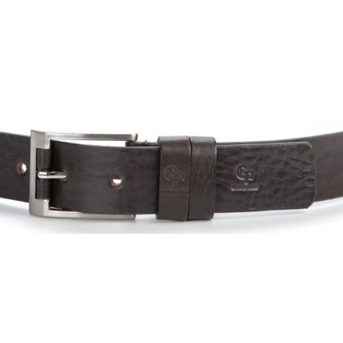 Ремінь Grande Pelle Шкіряний ремінь Коричневий (00776)
