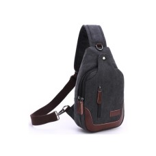 Сумка Vintage Через плече текстильна Чорна (20077)