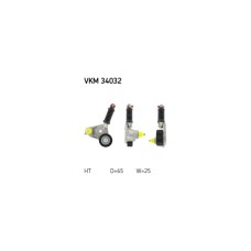 Натягувач ременя з роликом SKF VKM 34032