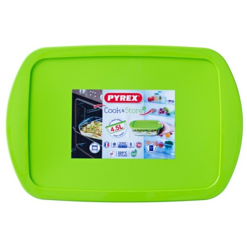 Форма для випікання Pyrex Cook Store прямокутна з кришкою 40 х 27 х 7 см 4.5 л (240P002/7644)