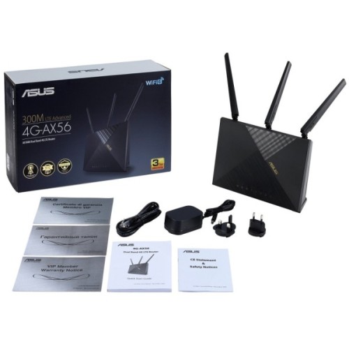 Маршрутизатор ASUS 4G-AX56 (90IG06G0-MO3110)