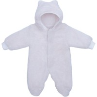 Комбінезон дитячий HAPPY TOT з вушками ПУШОК (1211-62-cream)