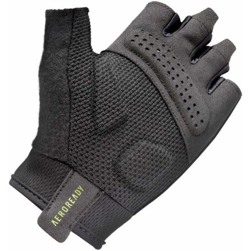 Рукавички для фітнесу Adidas Essential Training Gloves ADGB-15000GN чорний, зелений XS (885652027731)