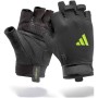 Рукавички для фітнесу Adidas Essential Training Gloves ADGB-15000GN чорний, зелений XS (885652027731)