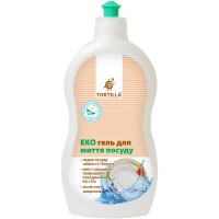 Засіб для ручного миття посуду Tortilla Еко гель 500 мл (4820178060899)