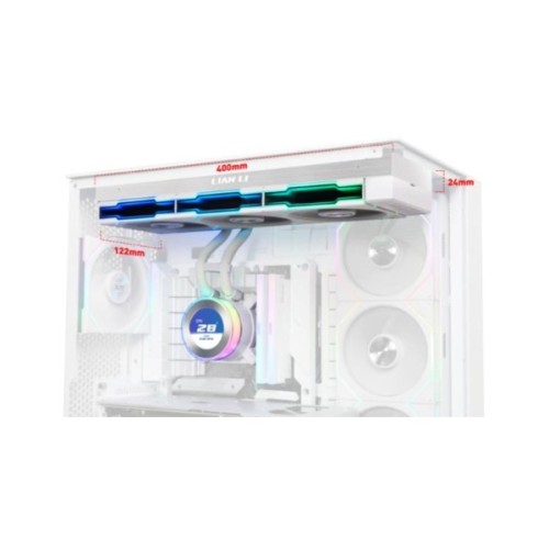 Система рідинного охолодження Lian Li HydroShift II LCD-C 360TL, White (G89.GHS2LCD36TW.00)
