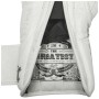 Боксерські рукавички Leone GN111 The Greatest White 16 унцій (бинти в комплекті) (GN111_White_16oz)