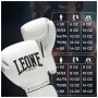 Боксерські рукавички Leone GN111 The Greatest White 16 унцій (бинти в комплекті) (GN111_White_16oz)