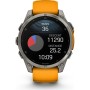 Смарт-годинник Garmin fenix 8 47mm, AMOLED, Saph, Ti/Bare/Grpht, SparkOrg/GrphtBd, (010-02904-11)