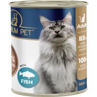 Паштет для котів PREMIUM PET з рибою 360 г (4820255192253)