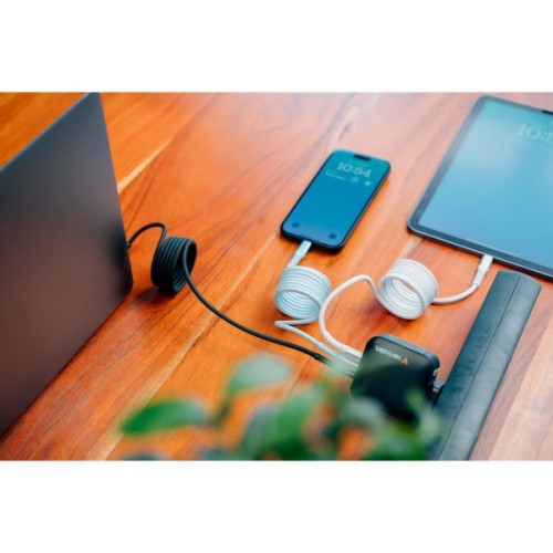 Дата кабель USB-C to USB-C 1.2m Magnetic 100W blue Verbatim (31856)