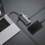 Концентратор Baseus USB3.1 Type-C to USB C(PD)100W/HDMI 4K 30Hz/VGA/USB3.2/RJ45/SD+TF,9in1 Grey (CAHUB-CU0G)