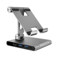 Порт-реплікатор J5create Dock-Station Ipad USB-C 8-in-1 (HDMI/PD/картридер/USB-A/USB-C/Audio) (JTS224-N)