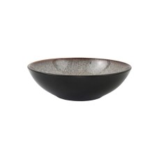 Тарілка Ardesto Bolzano, 630мл, 18см, кераміка, чорно-коричневий (AR2918BB)