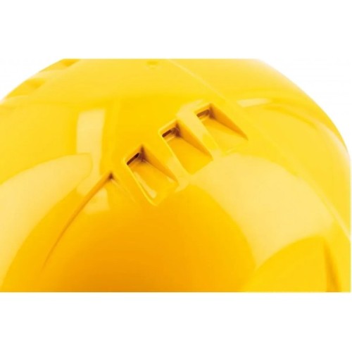 Каска захисна Hoegert PLONER HT5K194 пластик жовта, універсальний розмір (HT5K194)