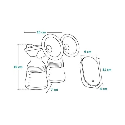 Молоковідсмоктувач Lionelo електричний Twee Go (LO-TWEE GO)