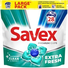 Капсули для прання Savex Premium Caps Extra Fresh 28 шт. (3800024046896)