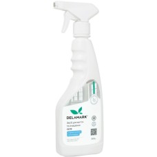Засіб для миття скла DeLaMark Білі квіти бавовни 500 мл (4820152333681)