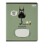 Зошит ZiBi CRAZY CAT 48 аркушів, клітинка оливковий (ZB.1703-36)
