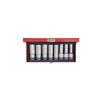 Набір торцевих головок KING TONY 1/2 " подовжених 12-23 мм 8 шт. (4308MR)