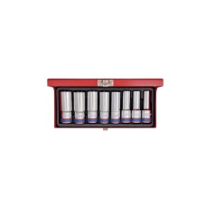 Набір торцевих головок KING TONY 1/2 " подовжених 12-23 мм 8 шт. (4308MR)