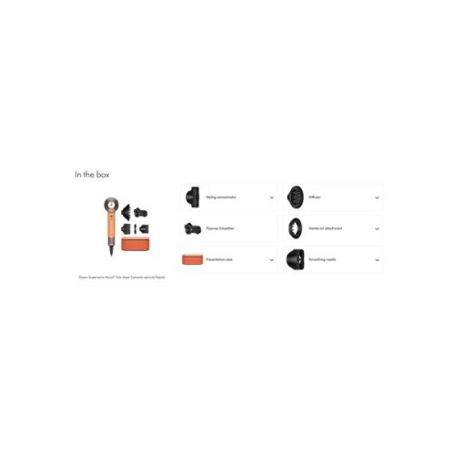Фен Dyson HD16 Nural Straight/Wavy Ceramic apricot/Topaz (176964-01)