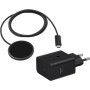 Зарядний пристрій Samsung Magnetic Wireless Qi2.2 25W 1.5m + Adapter USB-C PD45W dark gray (EP-P2900TBEGWW)