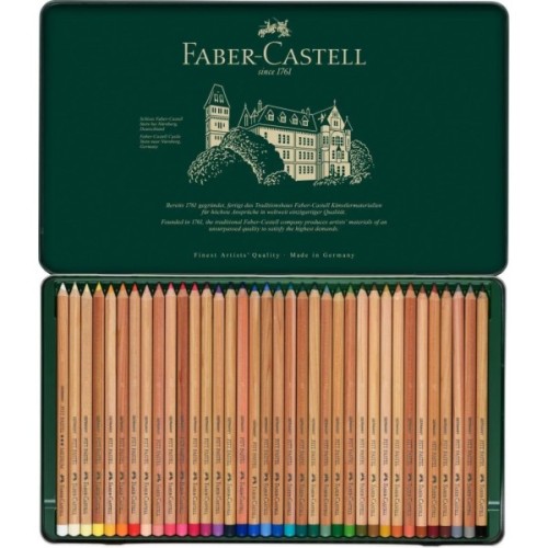 Пастель Faber-Castell PITT PASTEL 36 кольорів в металевій коробці, 112136 (15432)