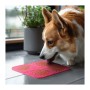 Універсальний посуд для тварин WAUDOG Silicone Килимок для злизування 19х19х1 см рожевий (23527)