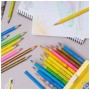 Олівці кольорові Школярик Джамбо Веселка З точилкою 12 кольорів (312118002-UA)