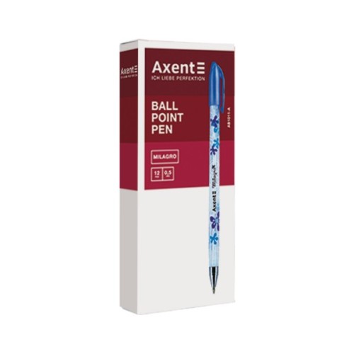 Ручка кулькова Axent Milagro, blue (AB1011-02-А)