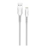 Дата кабель USB 2.0 AM to Lightning 1.0m line-drawing white ColorWay (CW-CBUL027-WH)