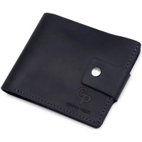 Портмоне Grande Pelle Шкіряне Темно-синє (11519)