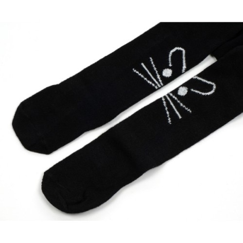 Колготки дитячі Bibaby із зайчиком (68312-74-black)