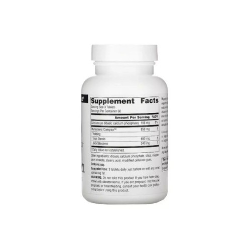 Трави Source Naturals Бета-Сітостерол 113мг, 180 таблеток (SNS-00705)