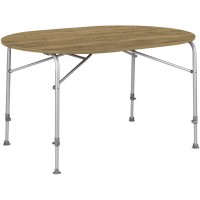 Туристичний стіл Bo-Camp Feather Овальний 130 x 90 cm Коричневий (1404466)