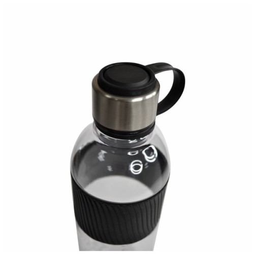 Пляшка для води Line Art Limpid 850 мл чорний (20222LA-01)